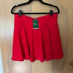 Halara Red Athletic Skort